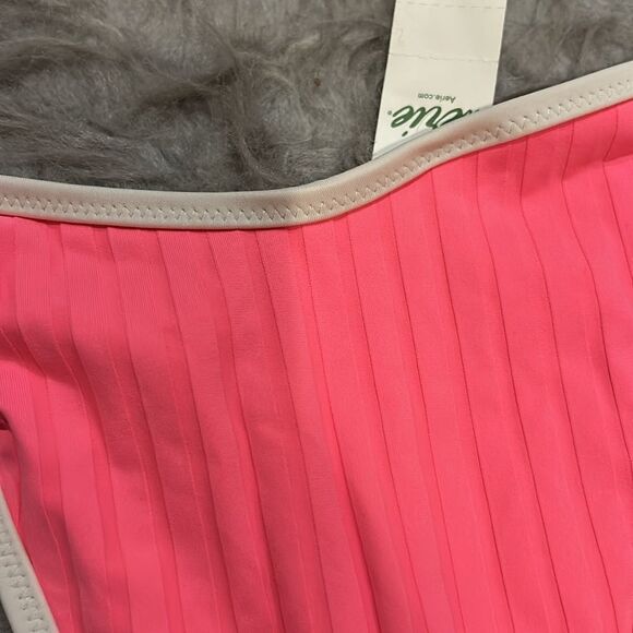 NWT‎ aerie cheekiest pink and white swimsuit bottoms size xs - Picture 5 of 5